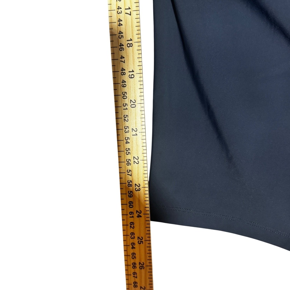 Old Navy Active SleekTech Go-Dry Pants XL Navy Blue Wide Leg Crop 1166 - Picture 3 of 7